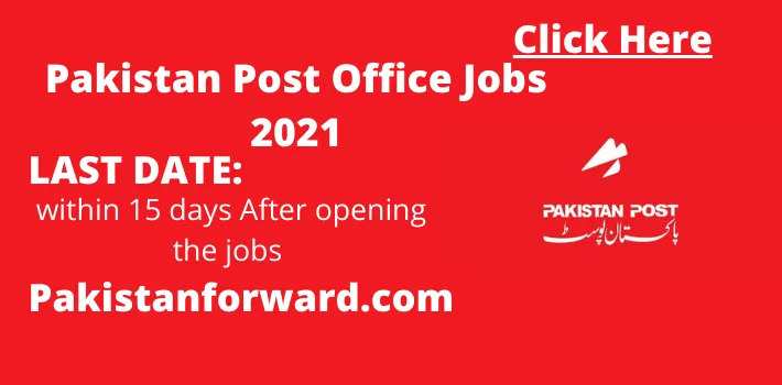 Pakistan post office jobs 2021