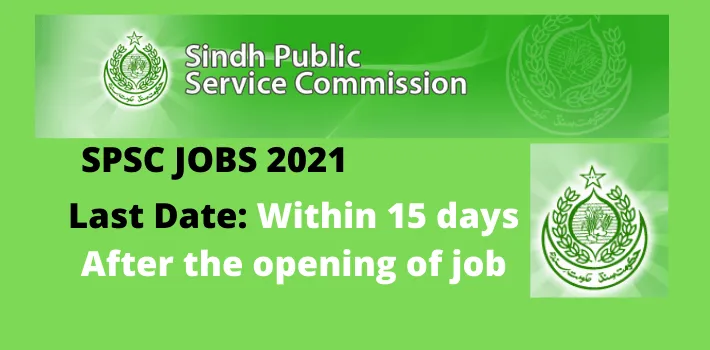 SPSC jobs 2021