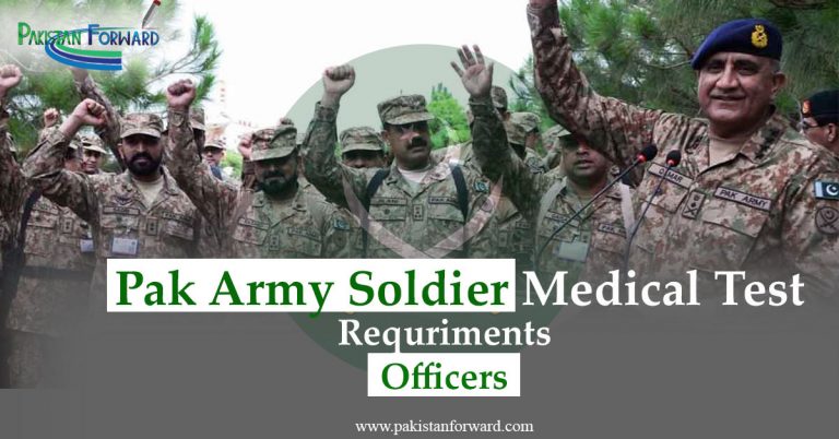 Medical Test in Pak Army, PAF, Pakistan Navy jobs 2023