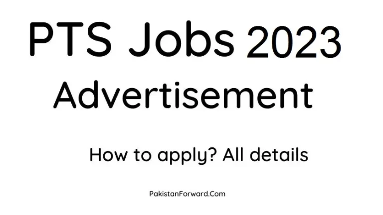 PTS Jobs 2023 Latest | advertisement Pakistan Testing Service Jobs